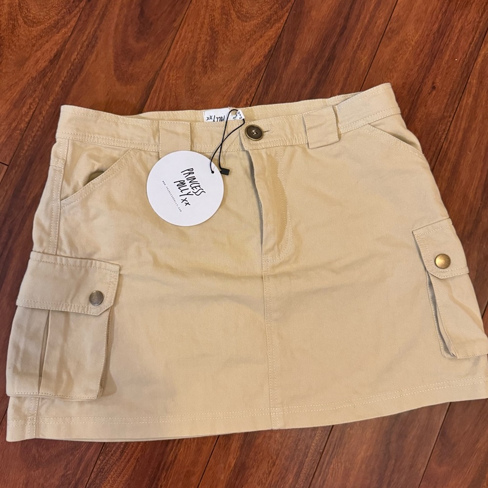 cargo mini skirt